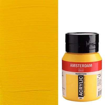 Talens Amsterdam akrilna boja, 500 ml - 269, azo yellow medium