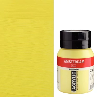 Talens Amsterdam akrilna boja, 500 ml - 274, nickel titanium yellow
