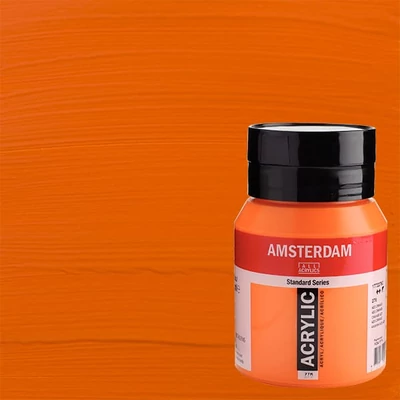 Talens Amsterdam akrilna boja, 500 ml - 276, azo orange