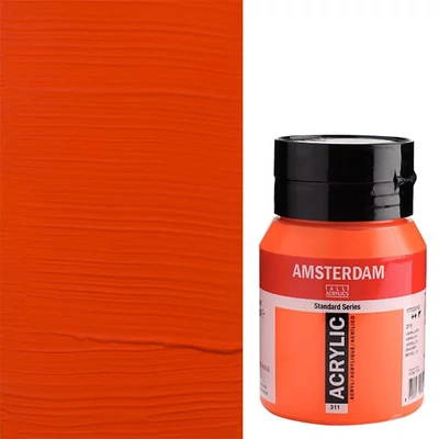 Talens Amsterdam akrilna boja, 500 ml - 311, vermilion