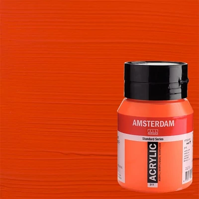 Talens Amsterdam akrilna boja, 500 ml - 311, vermilion