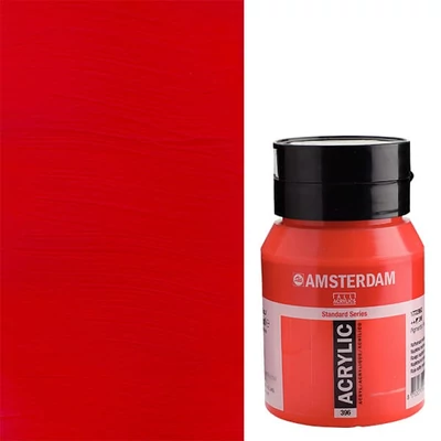 Talens Amsterdam akrilna boja, 500 ml - 396, naphthol red medium