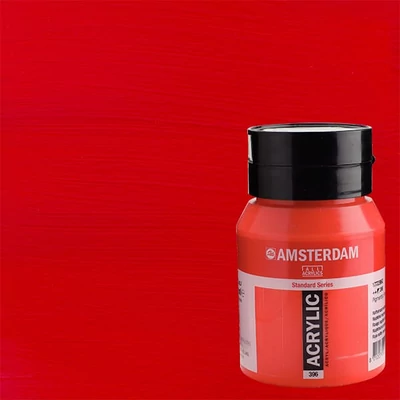 Talens Amsterdam akrilna boja, 500 ml - 396, naphthol red medium