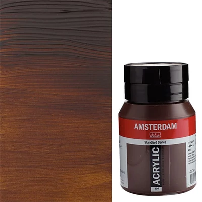 Talens Amsterdam akrilna boja, 500 ml - 409, burnt umber
