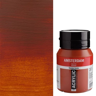 Talens Amsterdam akrilna boja, 500 ml - 411, burnt sienna