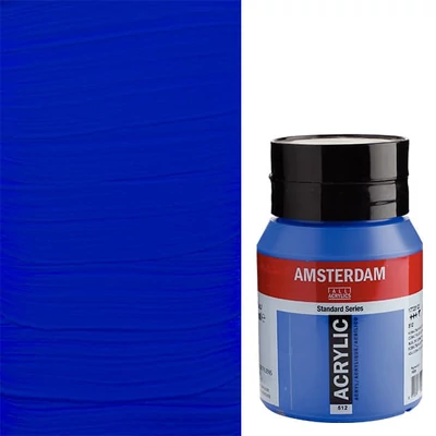 Talens Amsterdam akrilna boja, 500 ml - 512, cobalt blue (ultramarine)