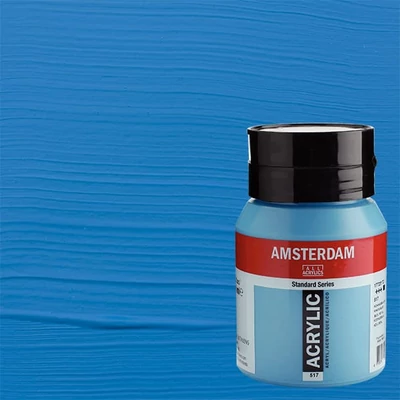 Talens Amsterdam akrilna boja, 500 ml - 517, king's blue