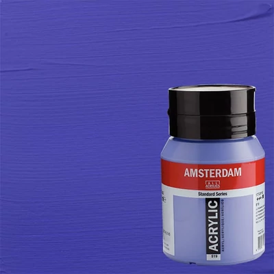 Talens Amsterdam akrilna boja, 500 ml - 519, ultramarine violet light