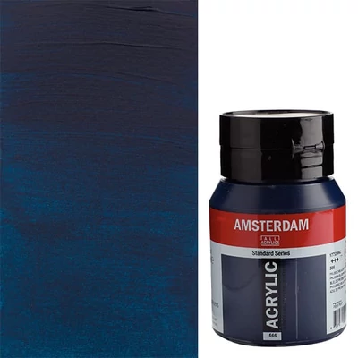 Talens Amsterdam akrilna boja, 500 ml - 566, prussian blue (phthalo)