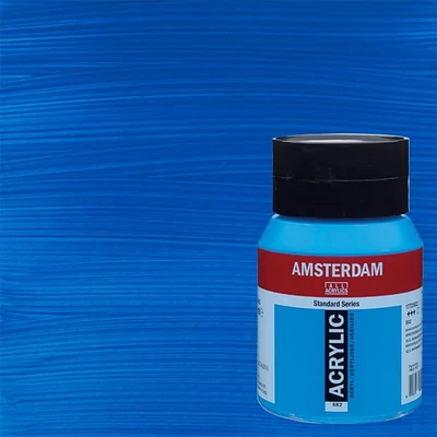 Talens Amsterdam akrilna boja, 500 ml - 582, manganese blue phthalo