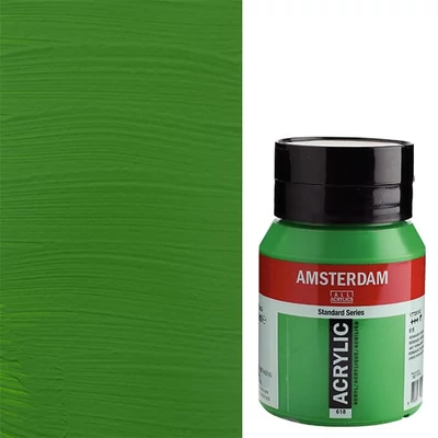 Talens Amsterdam akrilna boja, 500 ml - 618, permanent green light