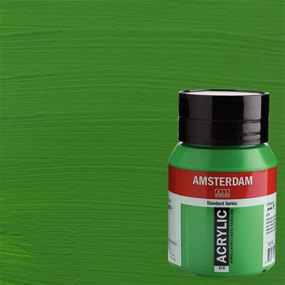 Talens Amsterdam akrilna boja, 500 ml - 618, permanent green light