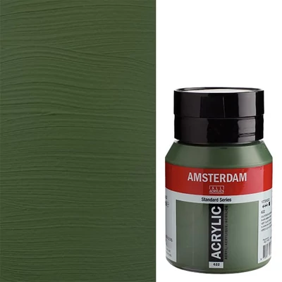 Talens Amsterdam akrilna boja, 500 ml - 622, olive green deep