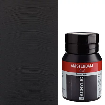 Talens Amsterdam akrilna boja, 500 ml - 735, oxide black