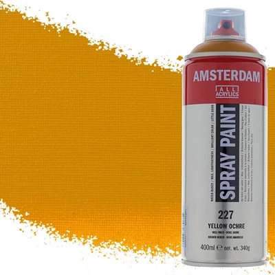 Talens Amsterdam akrilna boja u spreju na bazi vode, 400 ml - 227, yellow ochre