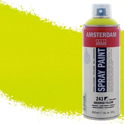 Talens Amsterdam akrilna boja u spreju na bazi vode, 400 ml - 243, greenish yellow