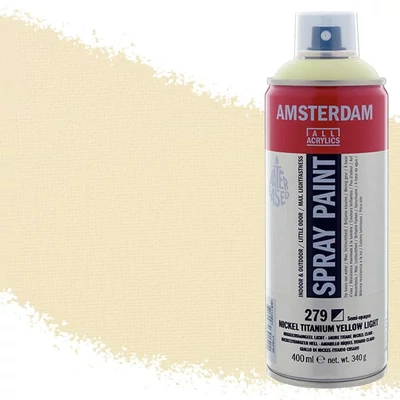 Talens Amsterdam akrilna boja u spreju na bazi vode, 400 ml - 279, nickel titanium yellow light