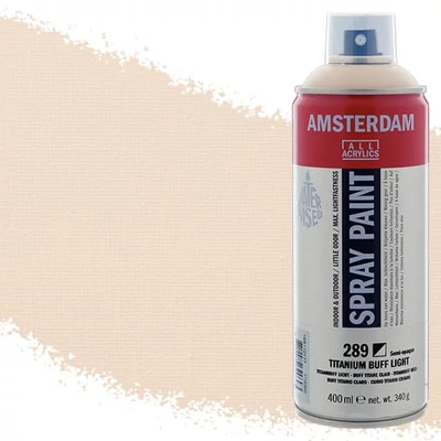 Talens Amsterdam akrilna boja u spreju na bazi vode, 400 ml - 289, titanium buff light