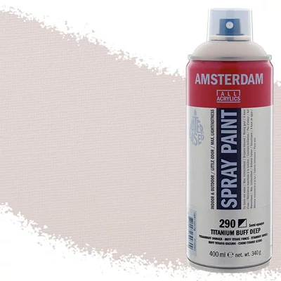 Talens Amsterdam akrilna boja u spreju na bazi vode, 400 ml - 290, titanium buff deep
