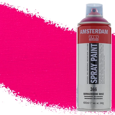 Talens Amsterdam akrilna boja u spreju na bazi vode, 400 ml - 366, quinacridone rose