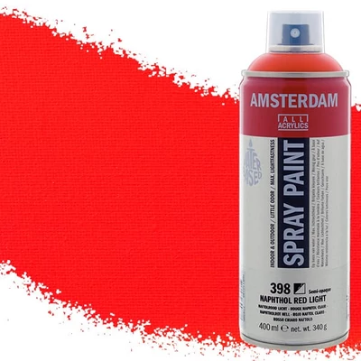 Talens Amsterdam akrilna boja u spreju na bazi vode, 400 ml - 398, naphthol red light
