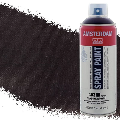 Talens Amsterdam akrilna boja u spreju na bazi vode, 400 ml - 403, vandyke brown