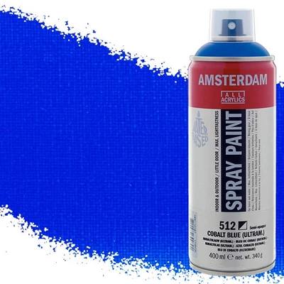 Talens Amsterdam akrilna boja u spreju na bazi vode, 400 ml - 512, cobalt blue
