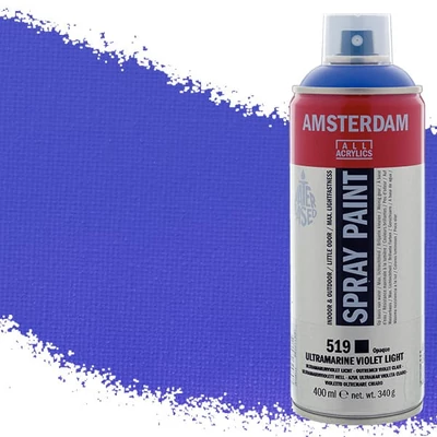 Talens Amsterdam akrilna boja u spreju na bazi vode, 400 ml - 519, ultramarine violet light