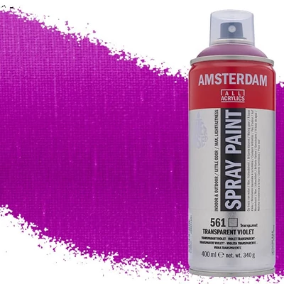 Talens Amsterdam akrilna boja u spreju na bazi vode, 400 ml - 561, transparent violet