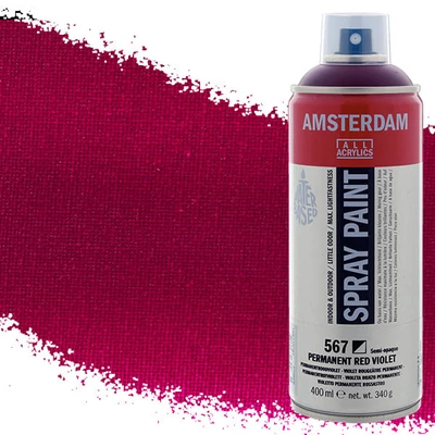 Talens Amsterdam akrilna boja u spreju na bazi vode, 400 ml - 568, permanent blue violet