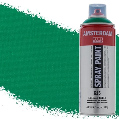 Talens Amsterdam akrilna boja u spreju na bazi vode, 400 ml - 615, emerald green