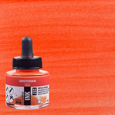 Talens Amsterdam akrilna tinta 30 ml - 257, reflex orange