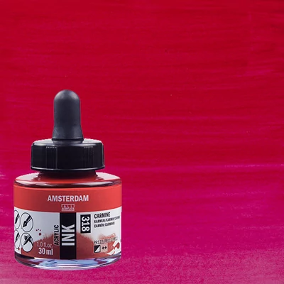 Talens Amsterdam akrilna tinta 30 ml - 318, carmine