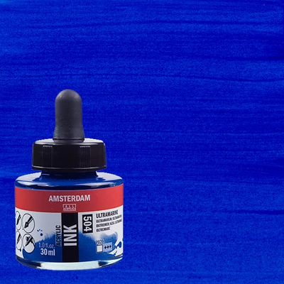Talens Amsterdam akrilna tinta 30 ml - 504, ultramarine