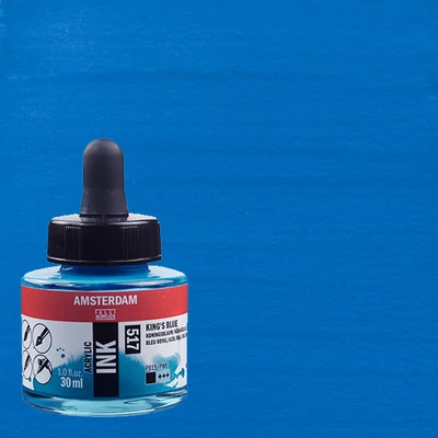 Talens Amsterdam akrilna tinta 30 ml - 517, king's blue