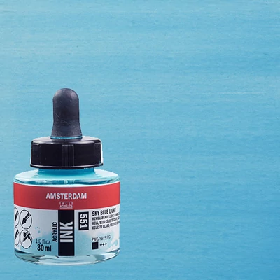 Talens Amsterdam akrilna tinta 30 ml - 551, sky blue light