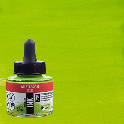 Talens Amsterdam akrilna tinta 30 ml - 617, yellowish green