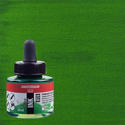 Talens Amsterdam akrilna tinta 30 ml - 618, permanent green light
