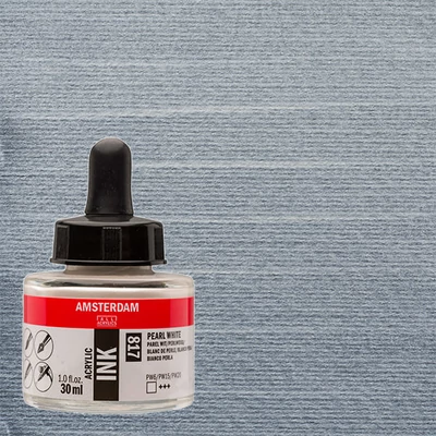 Talens Amsterdam akrilna tinta 30 ml - 817, pearl white