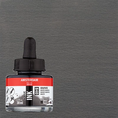 Talens Amsterdam akrilna tinta 30 ml - 840, graphite