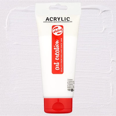 Talens Art Creation akrilna boja, 200 ml - 105, Titanium white
