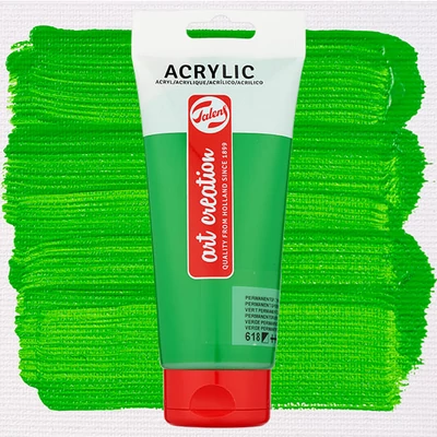 Talens Art Creation akrilna boja, 200 ml - 618, Permanent green light