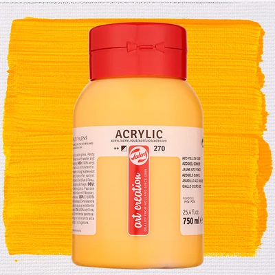 Talens Art Creation akrilna boja, 750 ml - 270, Azo yellow deep
