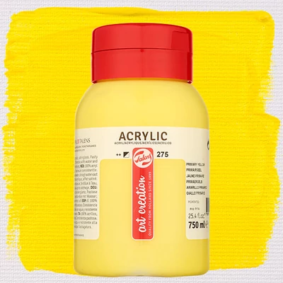 Talens Art Creation akrilna boja, 750 ml - 275, Primary yellow