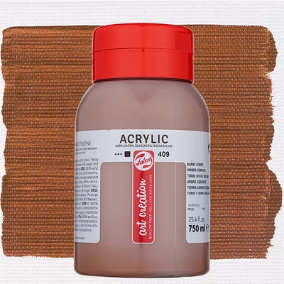 Talens Art Creation akrilna boja, 750 ml - 409, Burnt umber
