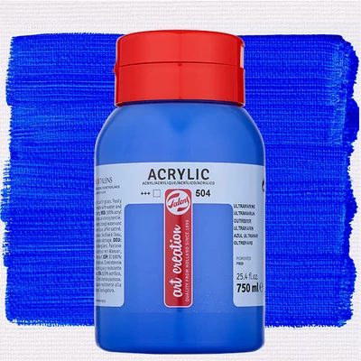 Talens Art Creation akrilna boja, 750 ml - 504, Ultramarine