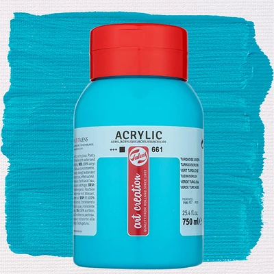 Talens Art Creation akrilna boja, 750 ml - 661, Turquoise green