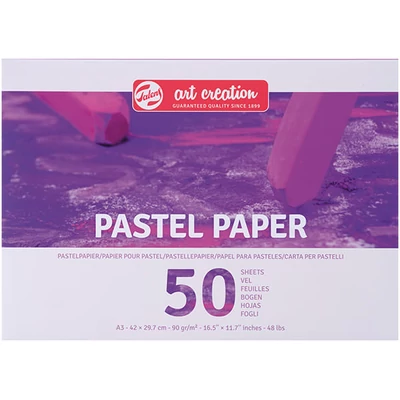 Talens Art Creation blok papir za pastele, 90 g, 50 listova - A3, u boji
