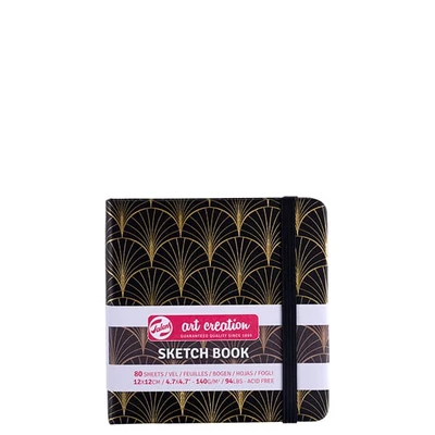 Talens Art Creation Sketch Book blok za crtanje i skiciranje, 140 g, 80 listova - 12x12 cm, Art Deco