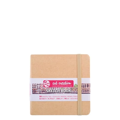 Talens Art Creation Sketch Book blok za crtanje i skiciranje, 140 g, 80 listova - 12x12 cm, natron papir